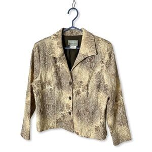 Banters Bay Abstract Pattern Vintage Blazer Petite